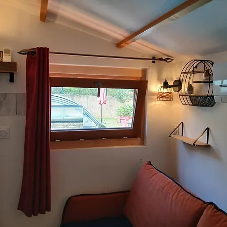 Chalet Charmant Avec Piscine Mercuer Exterior foto