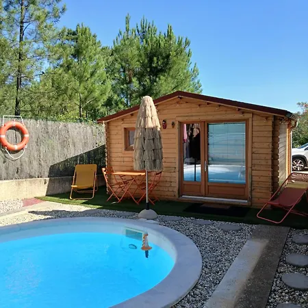 Chalet Charmant Avec Piscine Mercuer Exterior foto